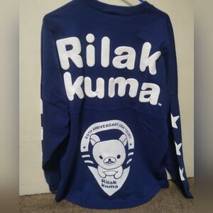Rilakkuma San-X Original 20th Anniversary USA Tour Limited Spirit Jersey Sz . L